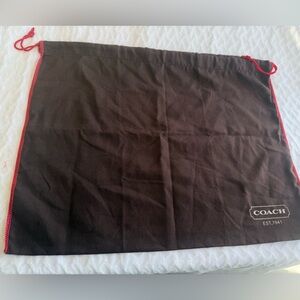 COACH Purse Dust Bag STORAGE 19"WIDTH x 15”HEIGHT HANDBAG COVER DRAWSTRING